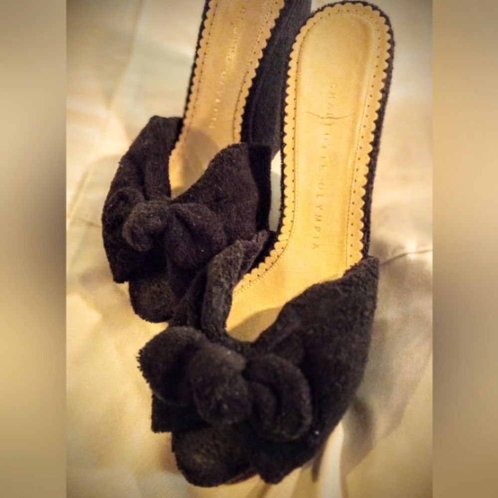 Charlotte Olympia Terry Cloth Wedges (6)
